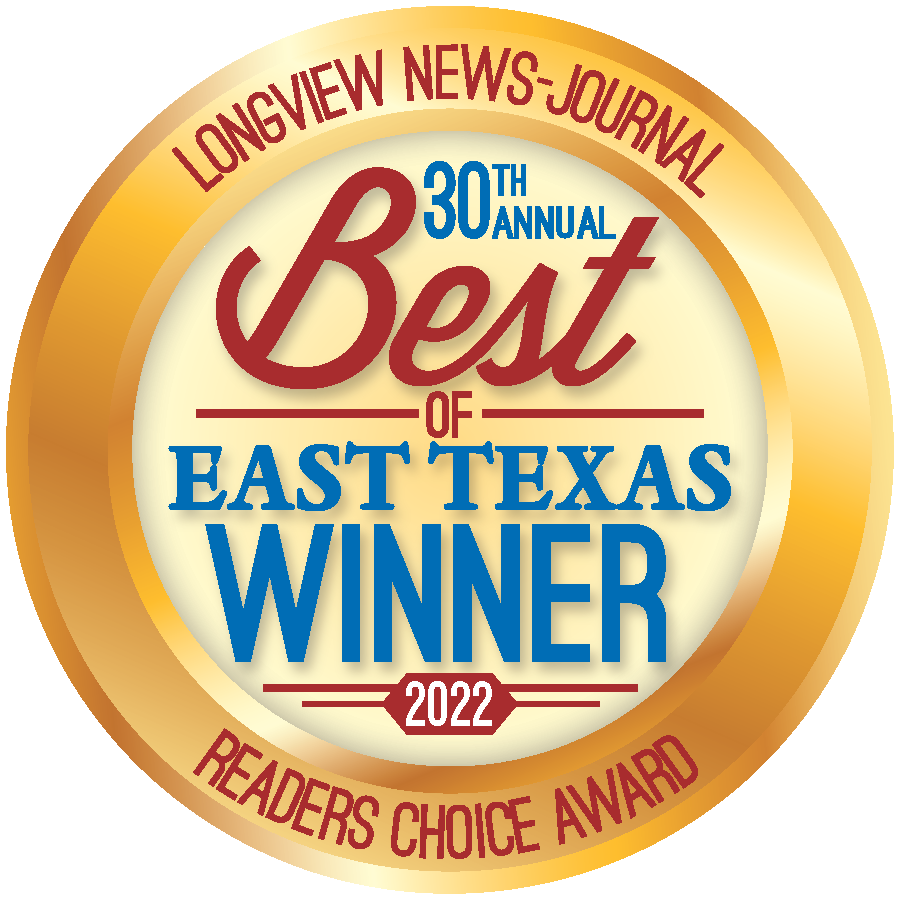 2022 Best of East Texas Winner logo